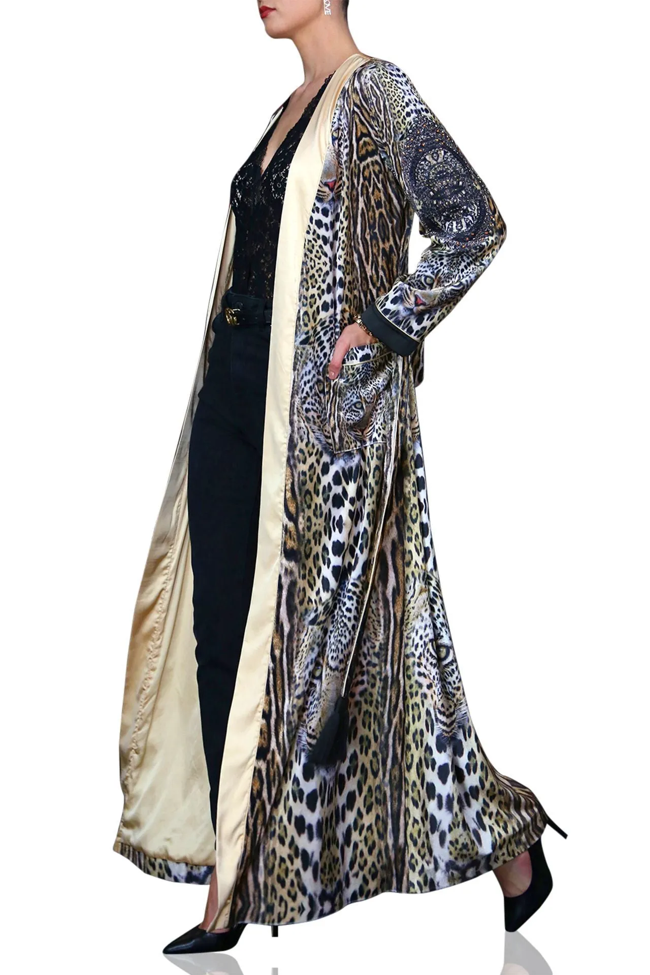 Silk Duster Kimono Robe