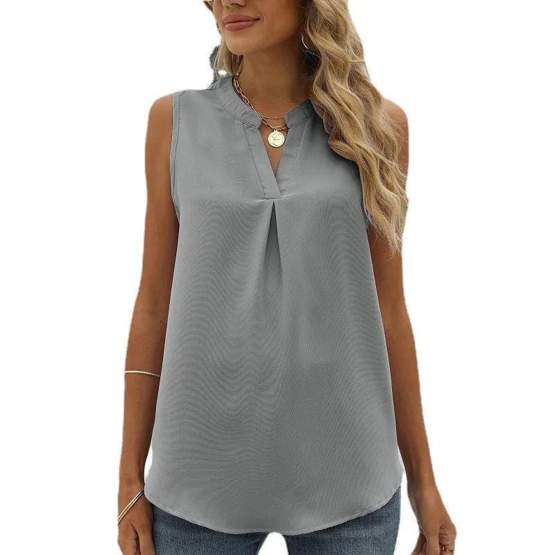 Sleeve Less Semi Formal Shirt