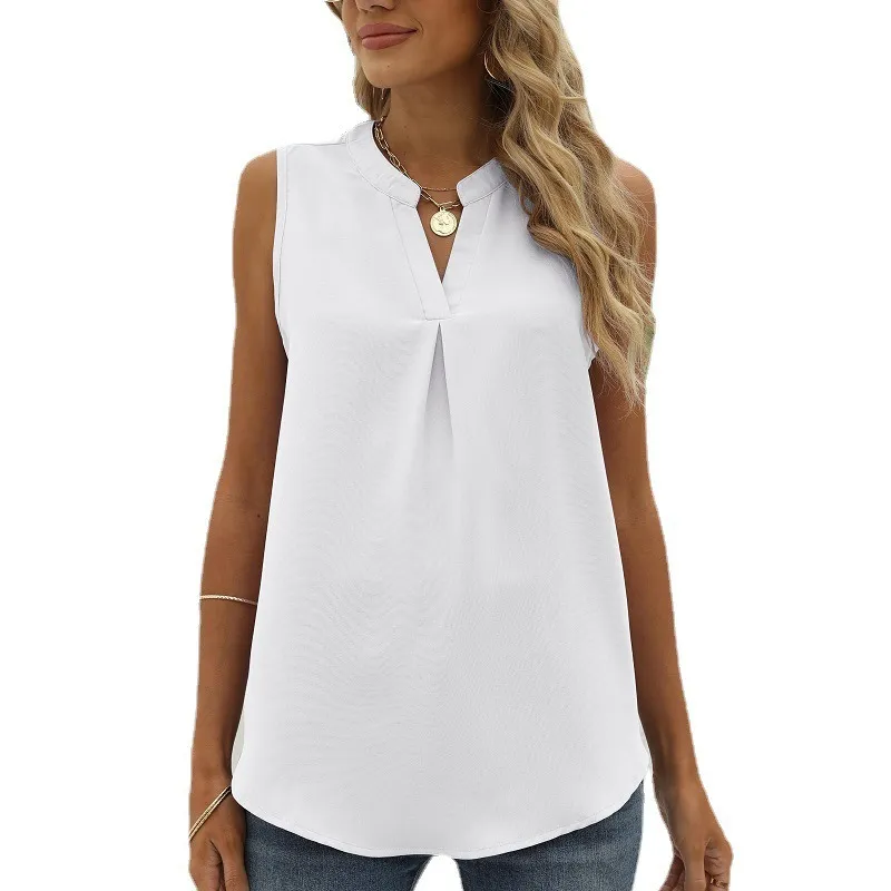 Sleeve Less Semi Formal Shirt