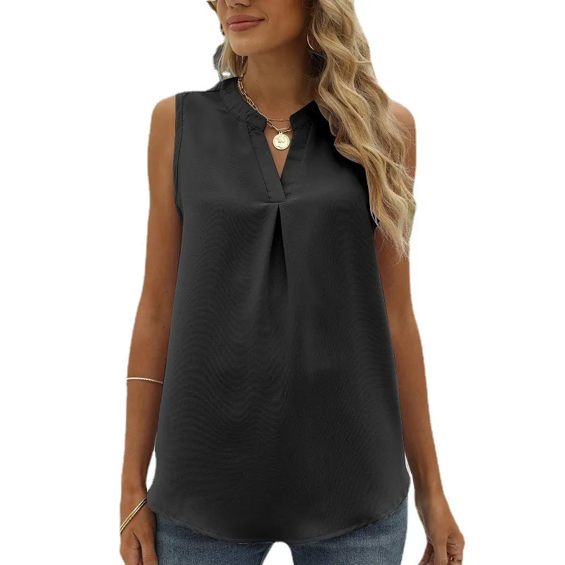 Sleeve Less Semi Formal Shirt