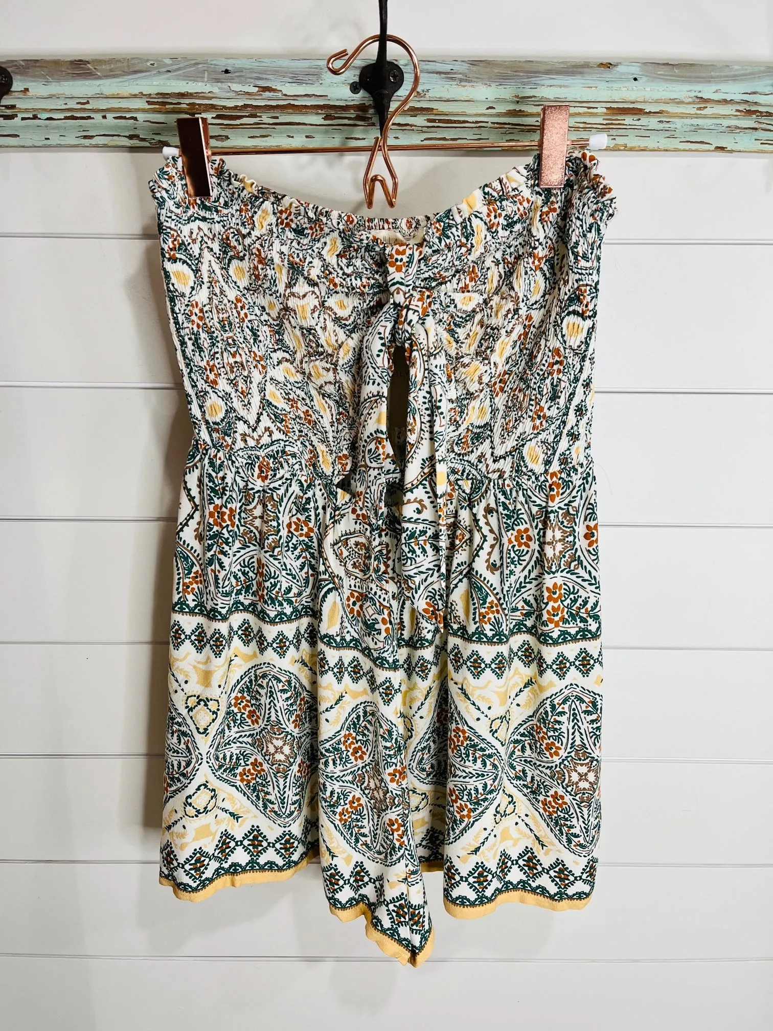 Strapless Romper