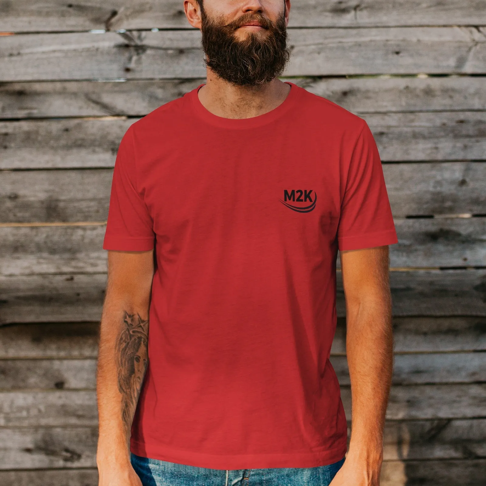 Unisex Short Sleeve Crew Neck Cotton Jersey T-Shirt