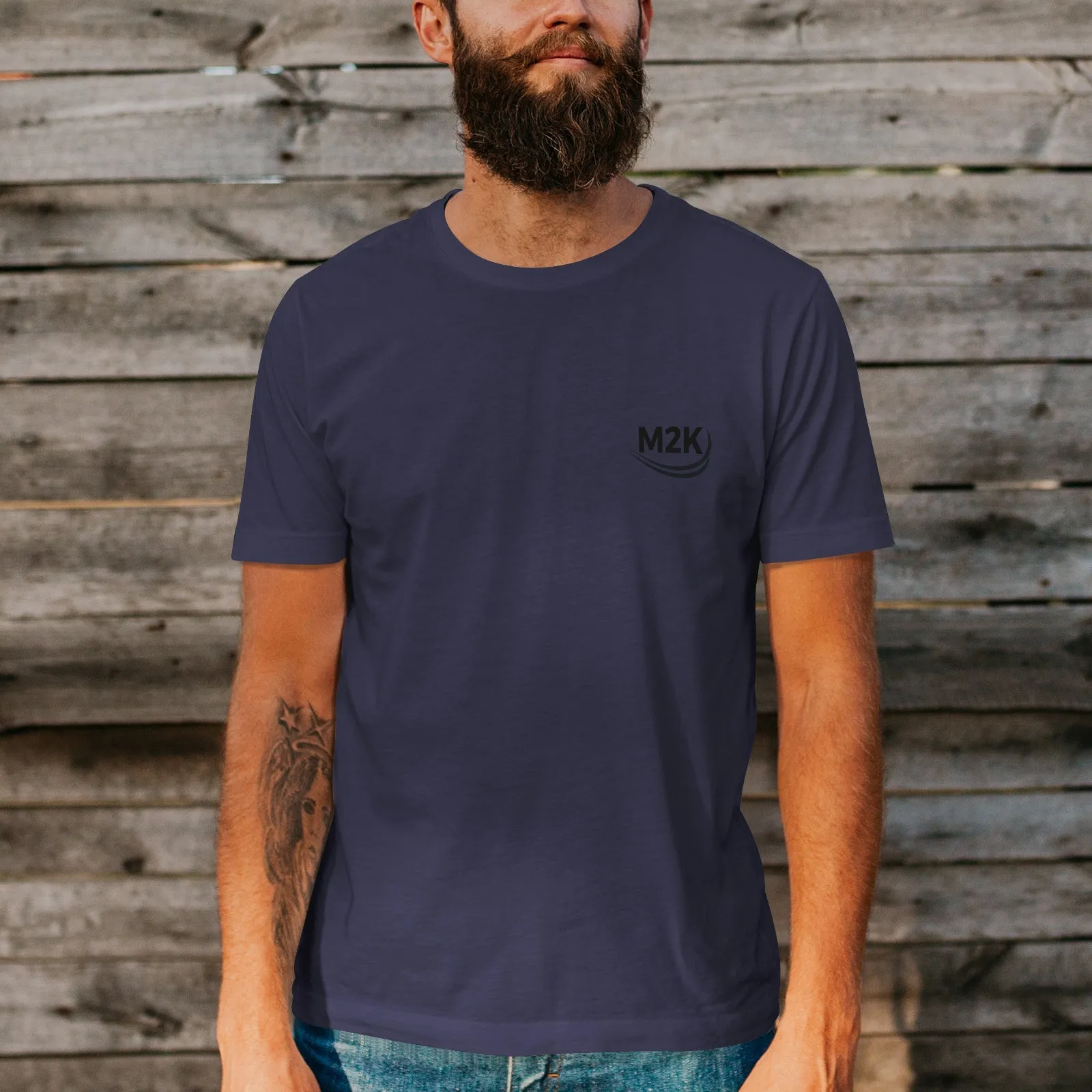 Unisex Short Sleeve Crew Neck Cotton Jersey T-Shirt