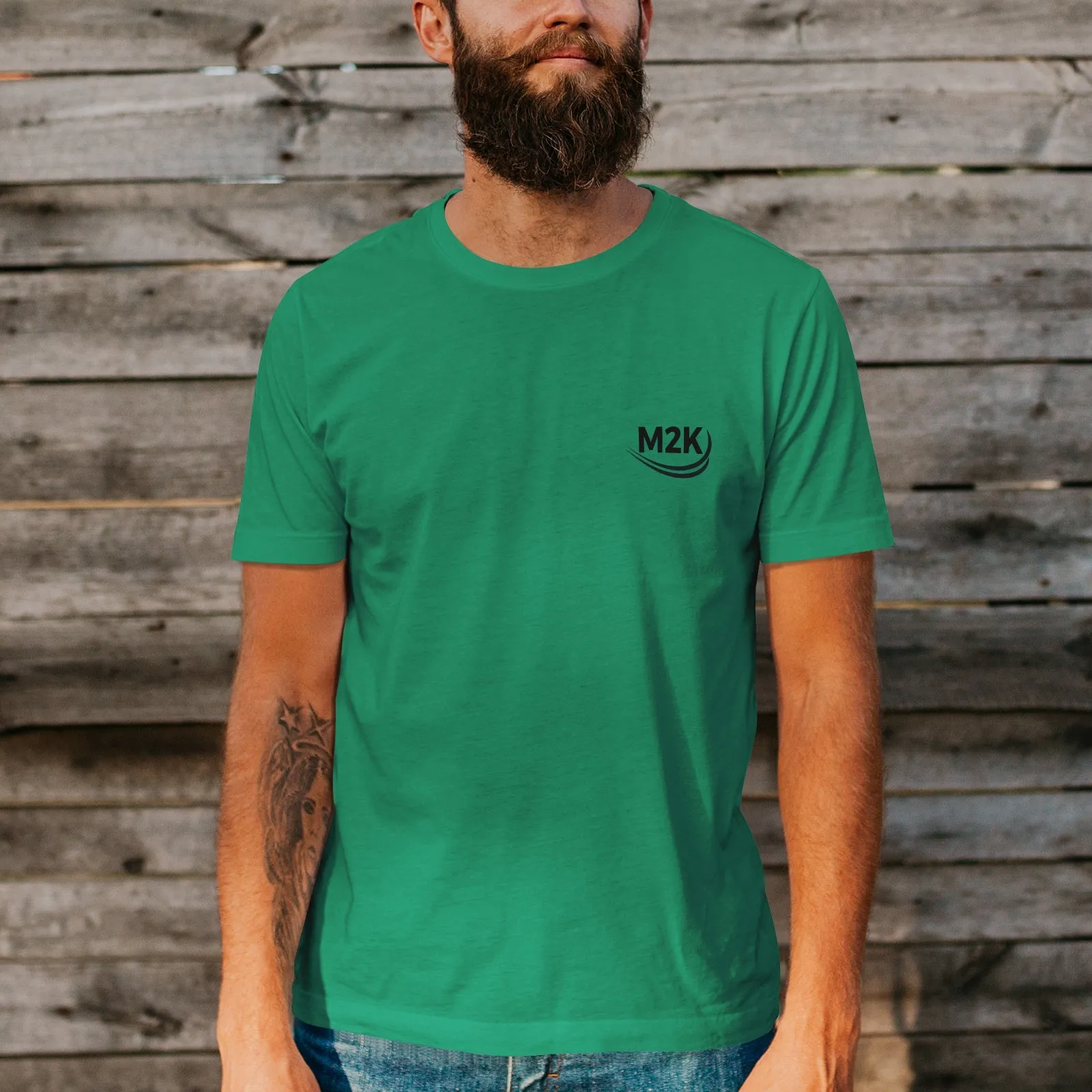 Unisex Short Sleeve Crew Neck Cotton Jersey T-Shirt