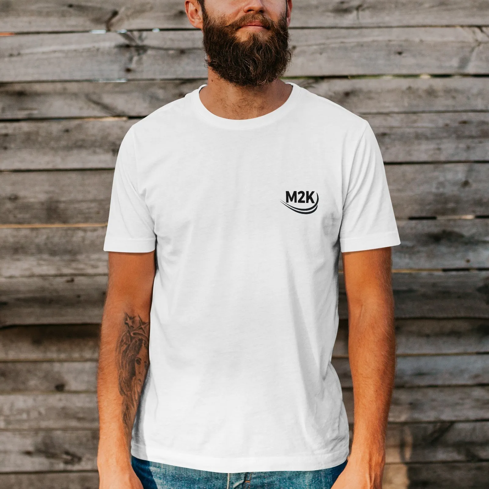 Unisex Short Sleeve Crew Neck Cotton Jersey T-Shirt
