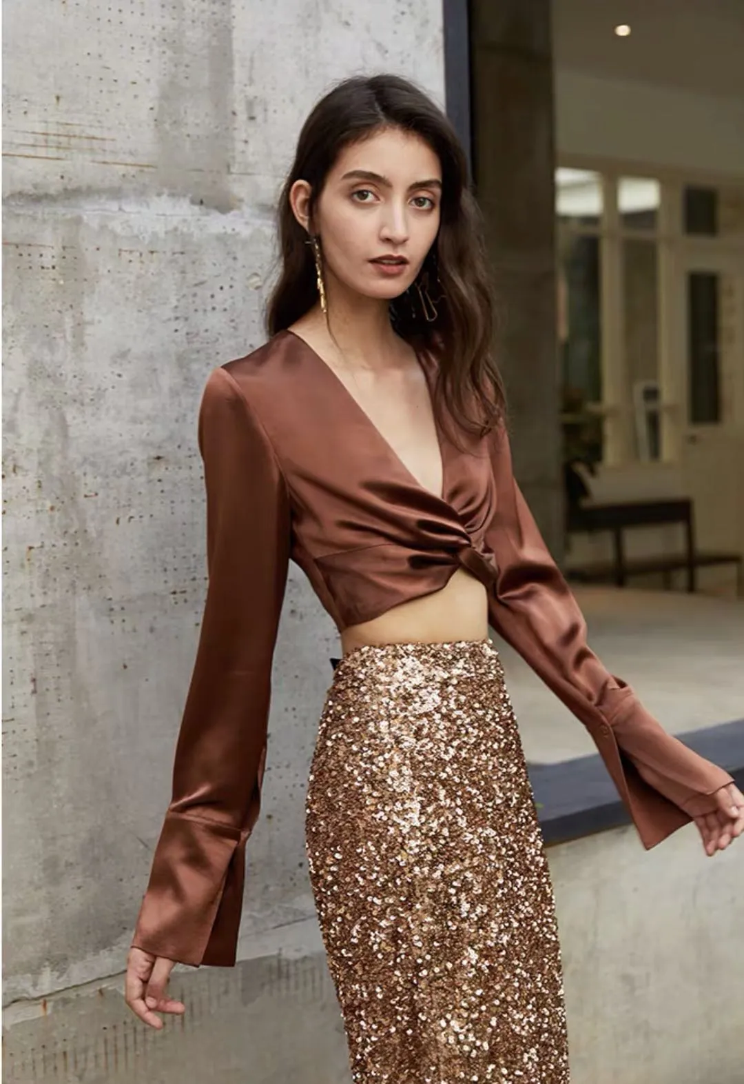 Valeria Sequin Skirt