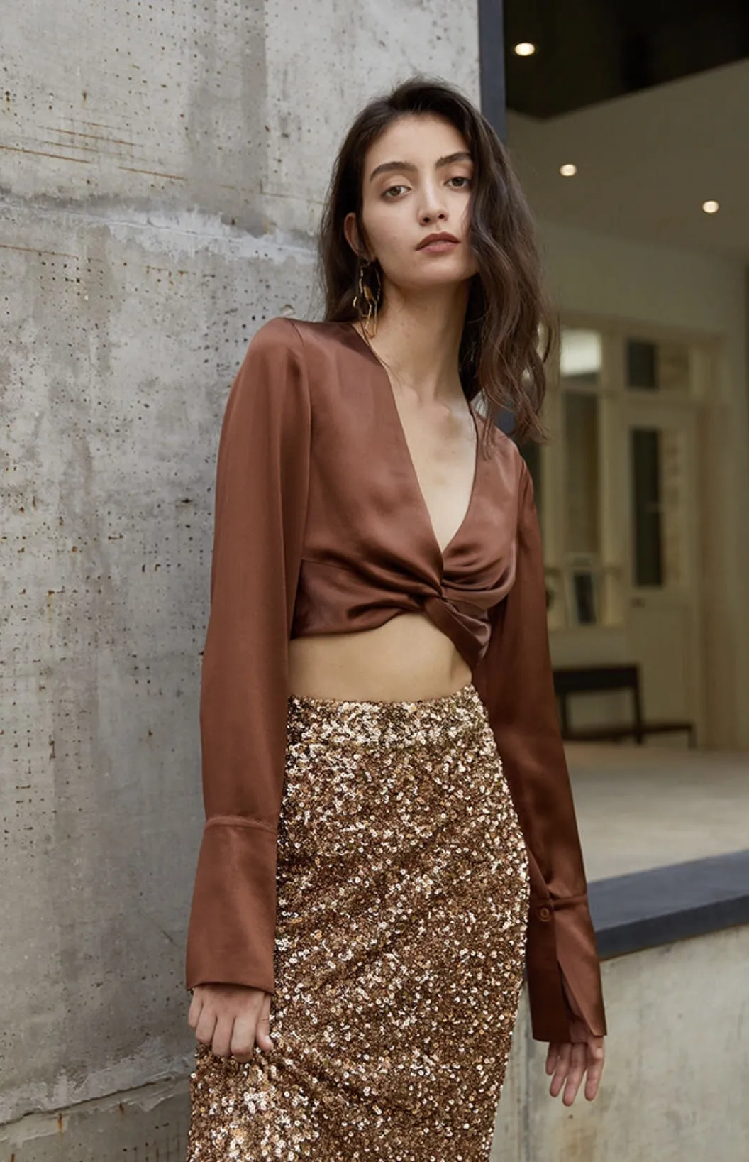 Valeria Sequin Skirt