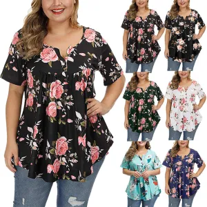 Vanessa Floral Short Sleeve Top