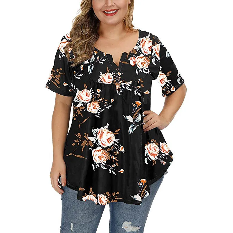 Vanessa Floral Short Sleeve Top
