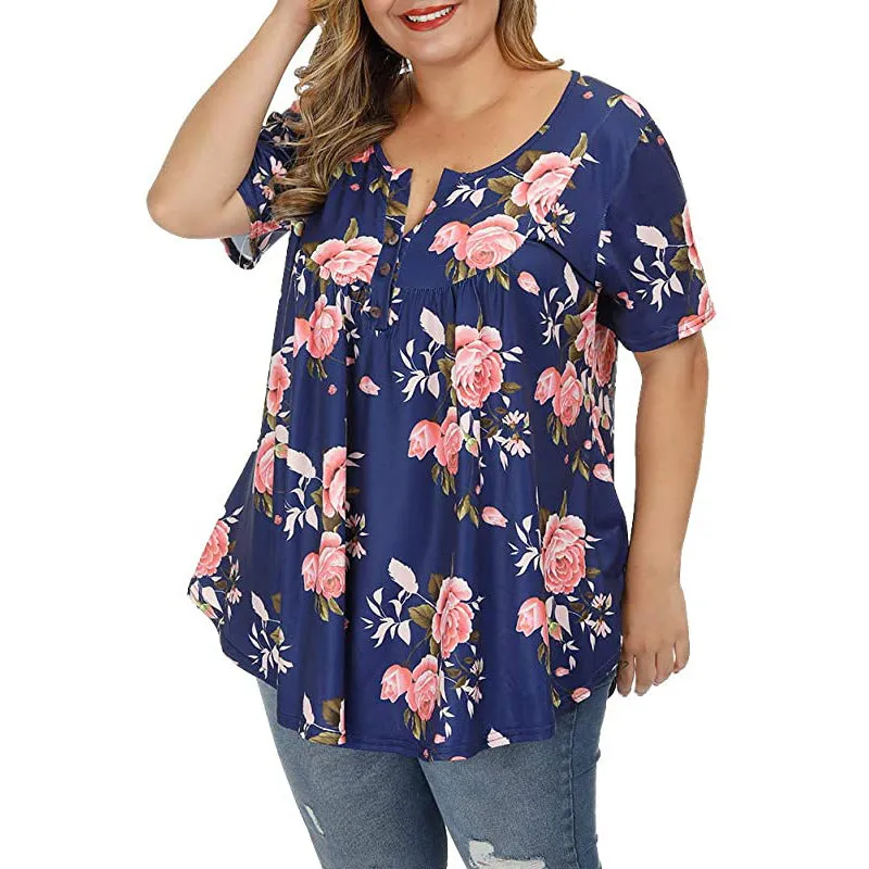 Vanessa Floral Short Sleeve Top