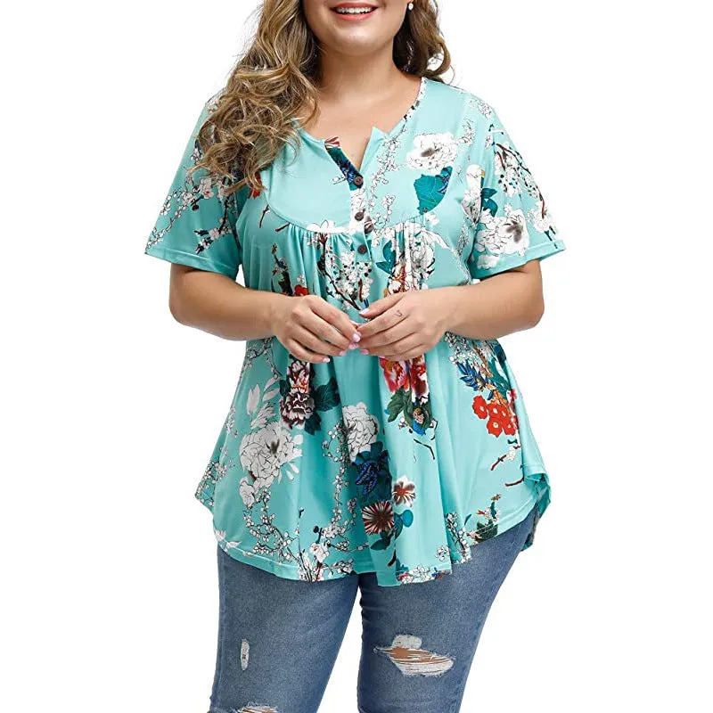 Vanessa Floral Short Sleeve Top