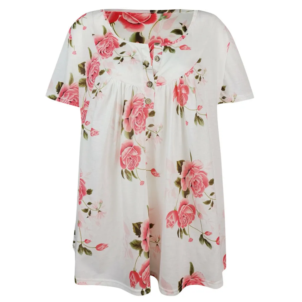 Vanessa Floral Short Sleeve Top