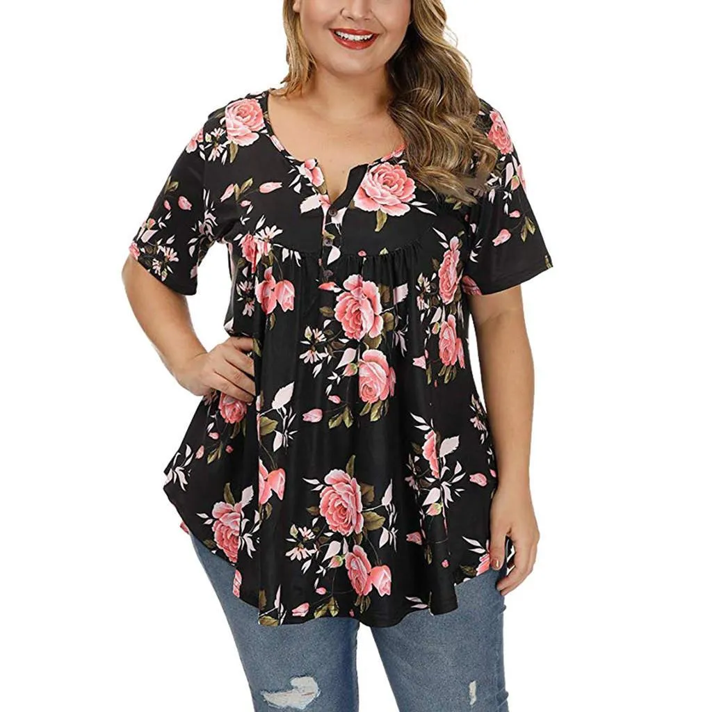 Vanessa Floral Short Sleeve Top