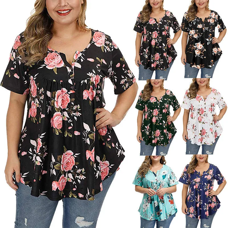 Vanessa Floral Short Sleeve Top