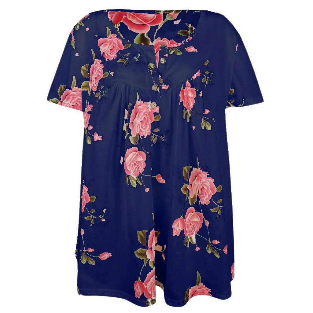 Vanessa Floral Short Sleeve Top