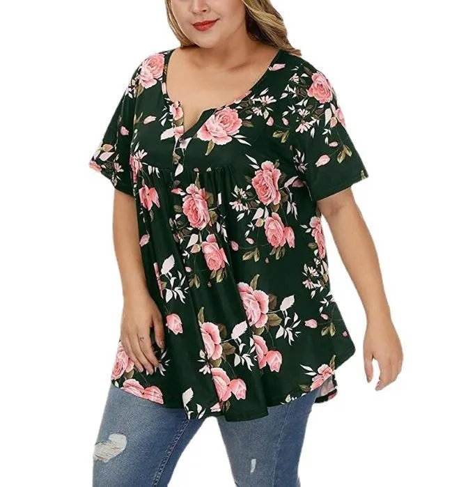 Vanessa Floral Short Sleeve Top