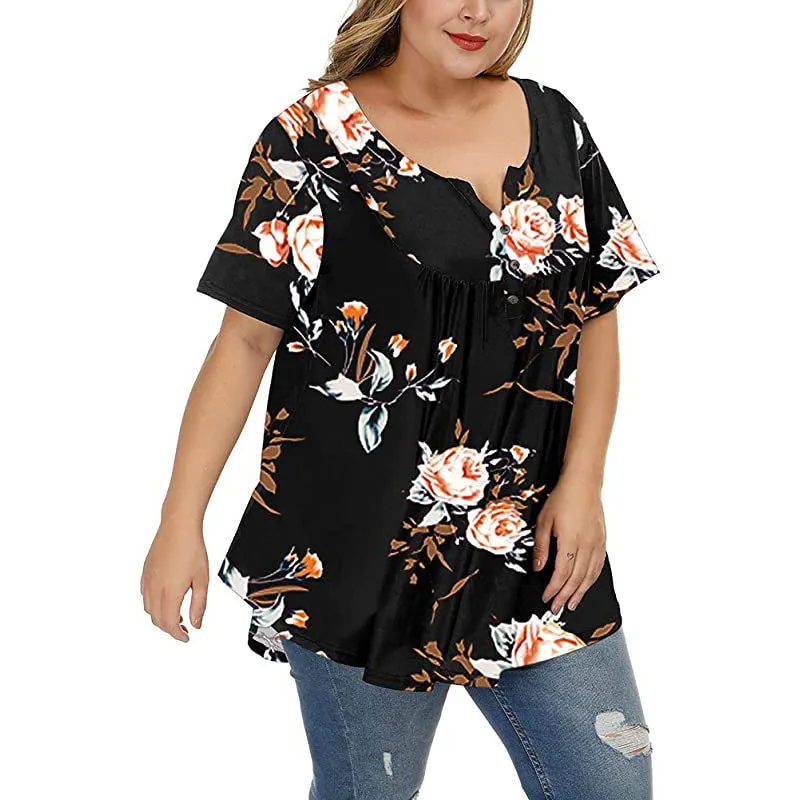 Vanessa Floral Short Sleeve Top