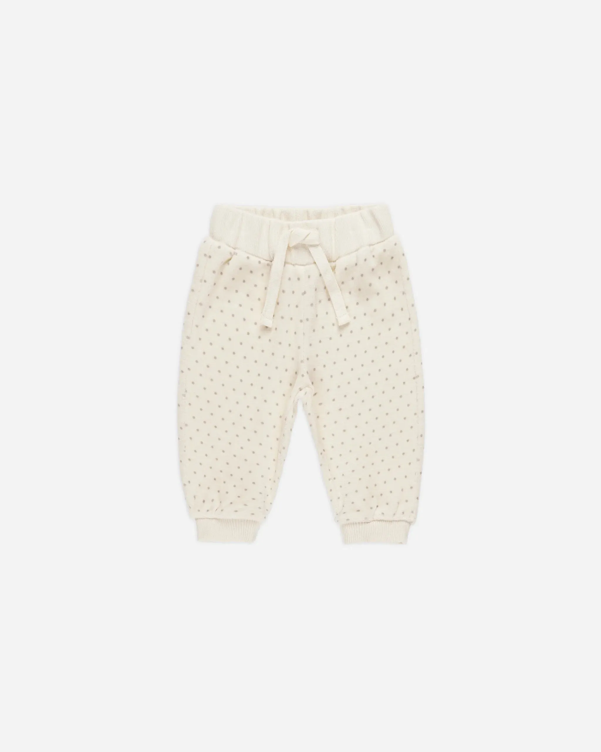 Velour Relaxed Sweatpant | Polka Dot