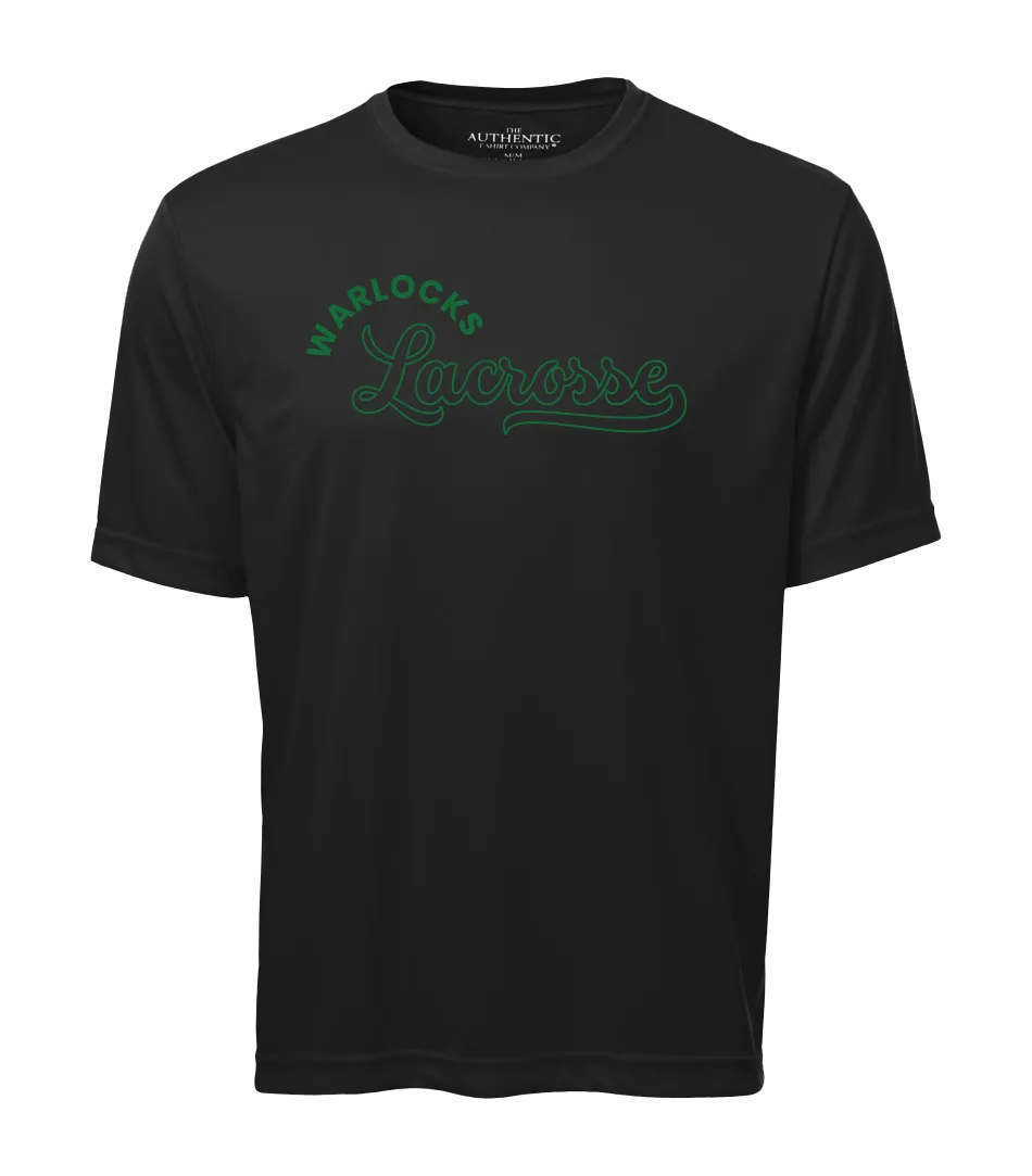 Warlocks Lacrosse Script Youth Dri-Fit T-Shirt with Printed Logo