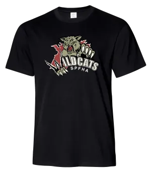 Wildcats SPFHA Youth Cotton T-Shirt with Printed Logo