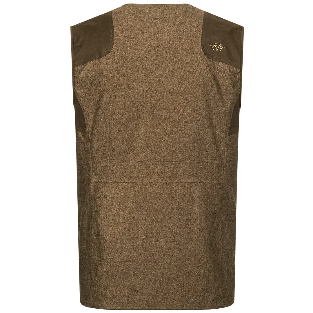 Wing Vintage Waistcoat - Dark Brown Melange by Blaser