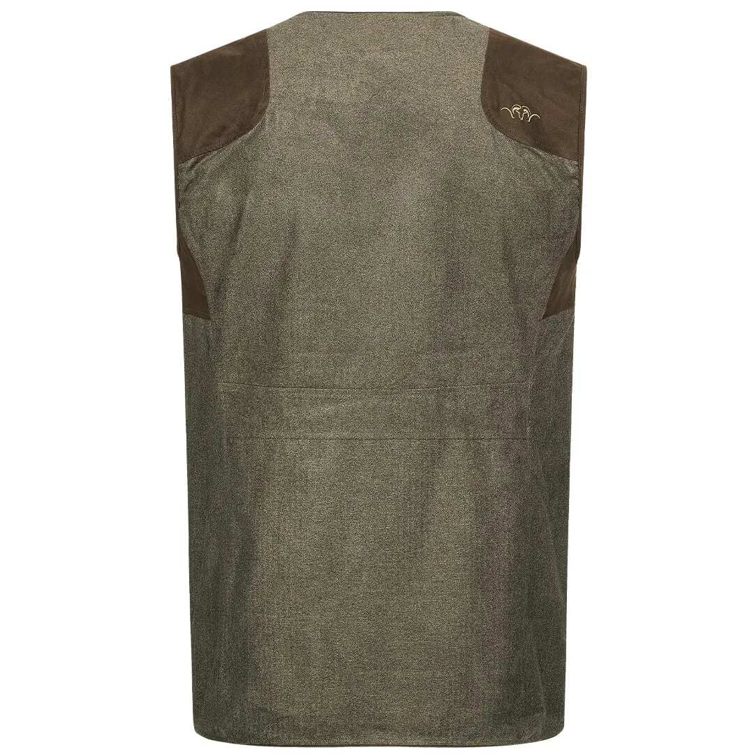 Wing Vintage Waistcoat - Olive Melange/Black by Blaser