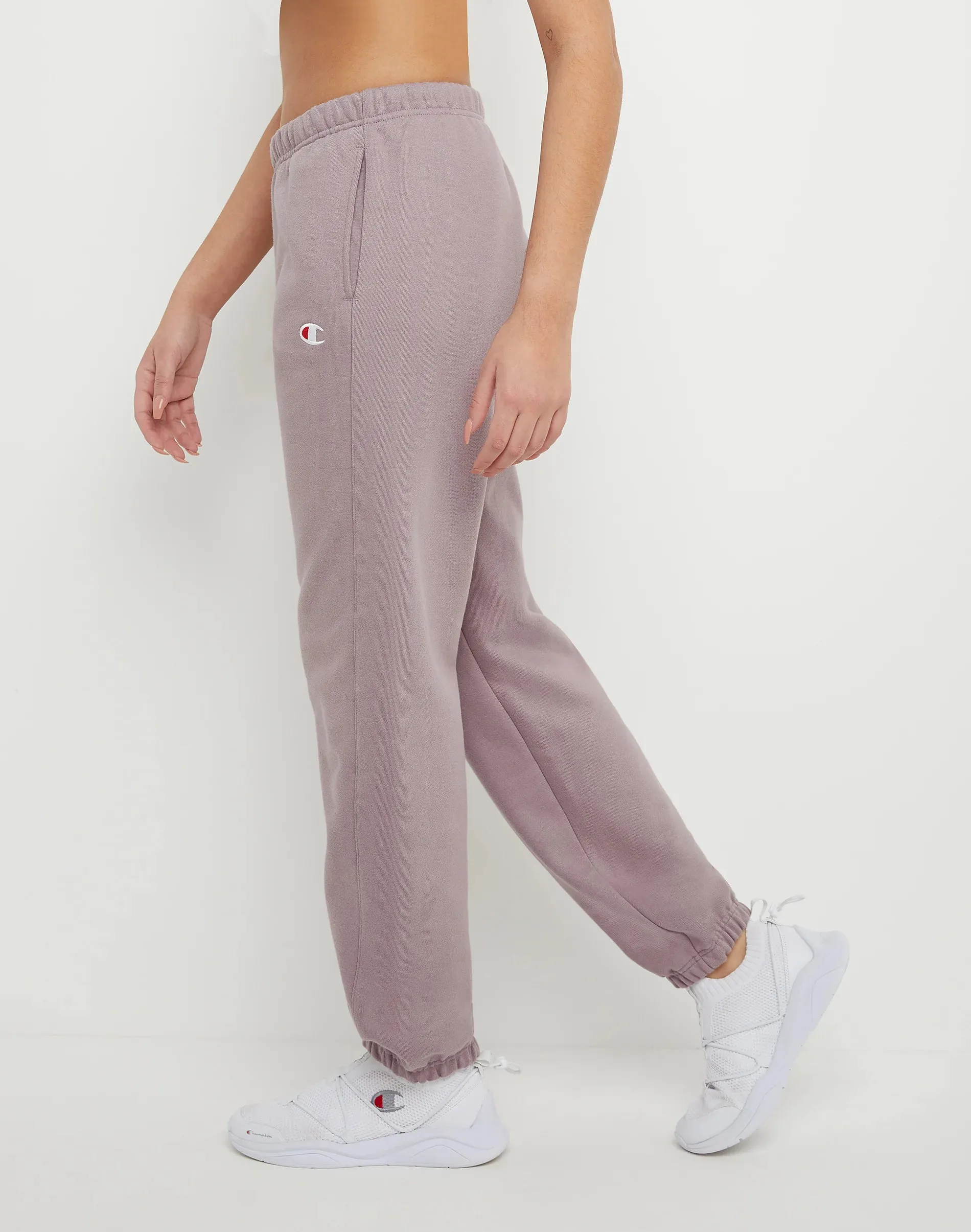 Women's Champion Reverse Weave Boyfriend Sweatpants Vintage Mauve