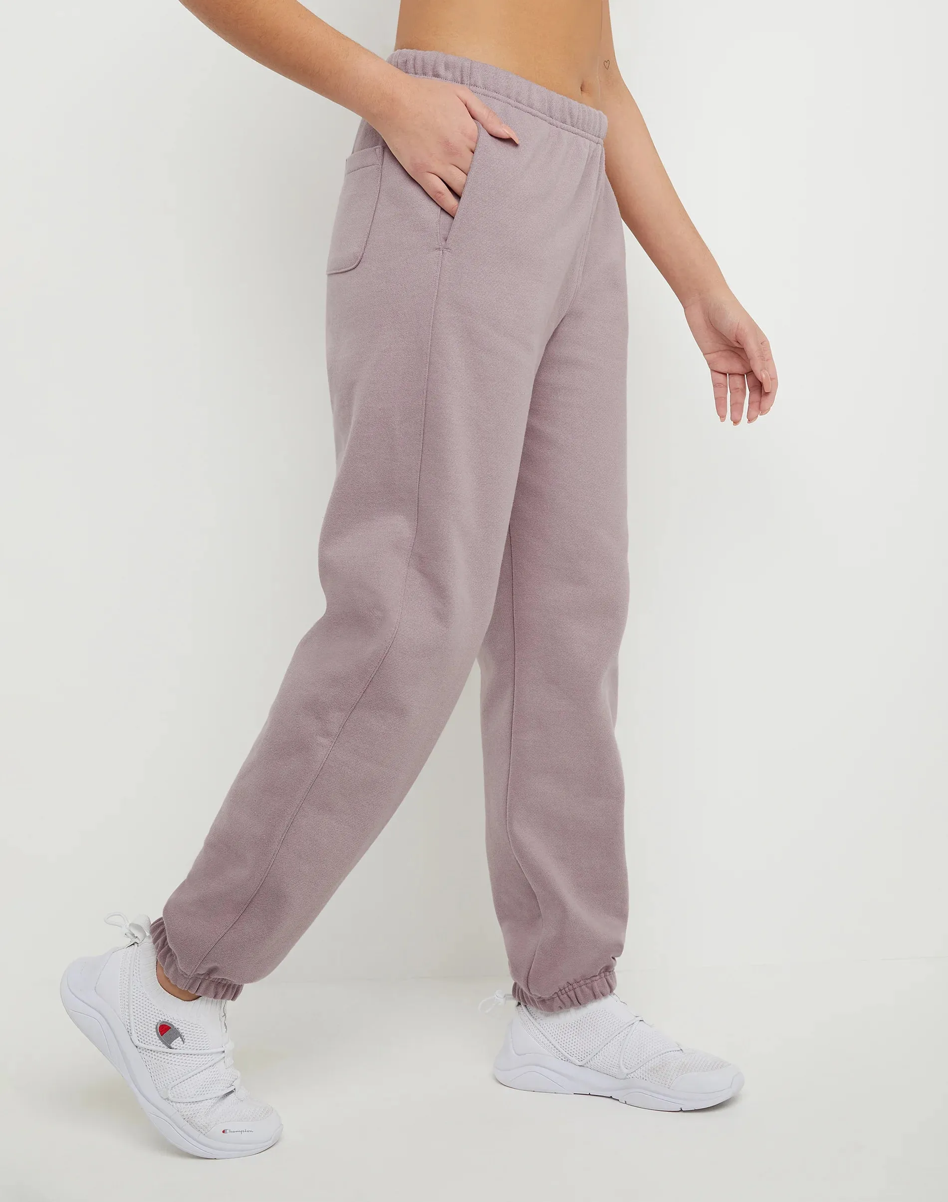 Women's Champion Reverse Weave Boyfriend Sweatpants Vintage Mauve