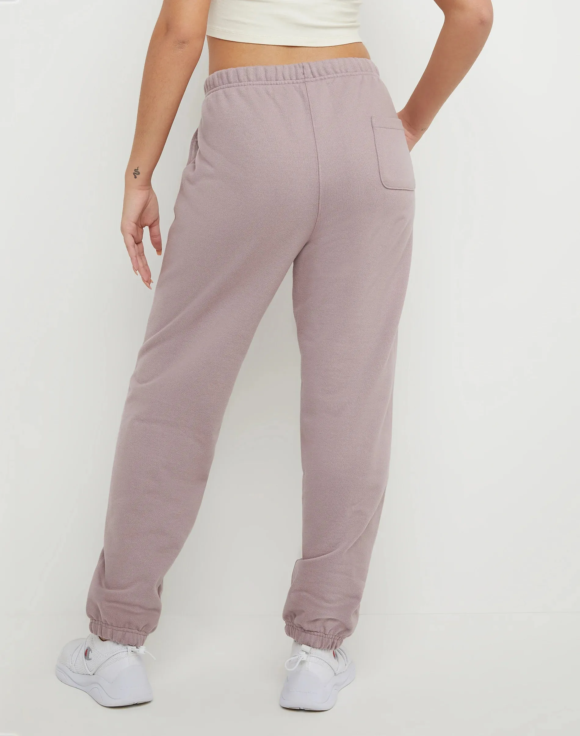 Women's Champion Reverse Weave Boyfriend Sweatpants Vintage Mauve